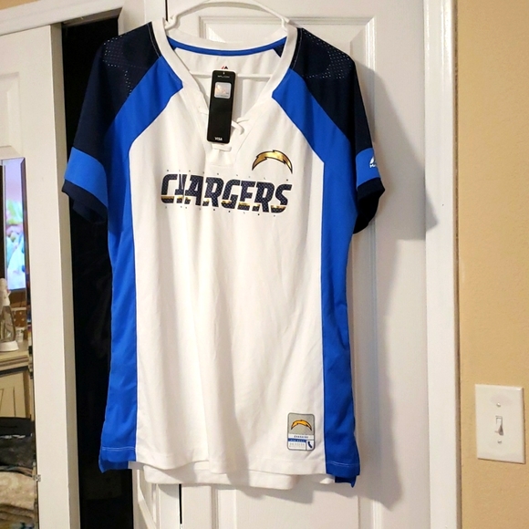 Majestic Tops - Chargers Team Apparel Jersey